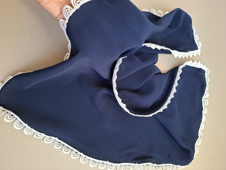 تل اسکارف سفید مشکی